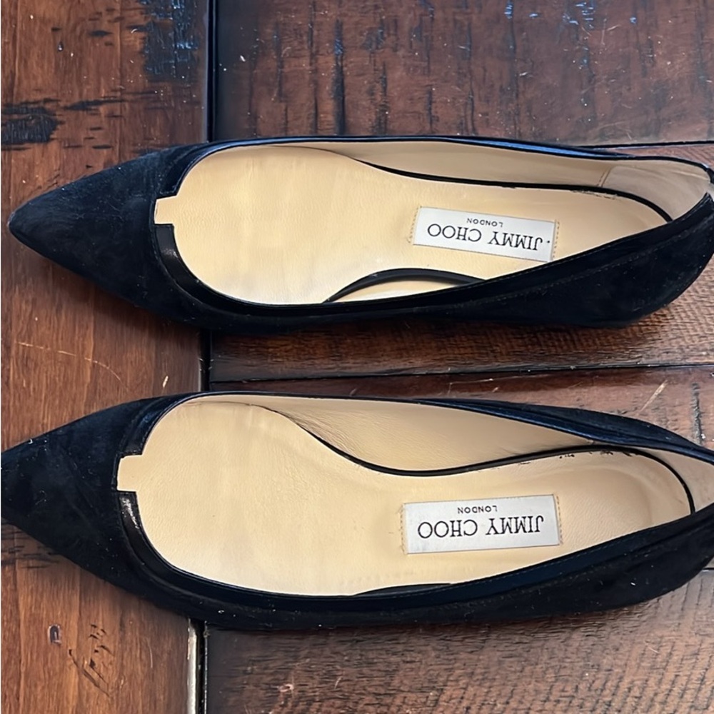 Jimmy Choo Black Women's Flats